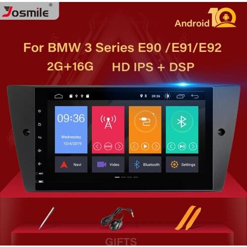 DSP IPS 1 Din Android 10 Car Radio DVD Player For BMW E90/E91/E92/E93 3 Series Multimedia GPS Navigation stereo Audio head unit