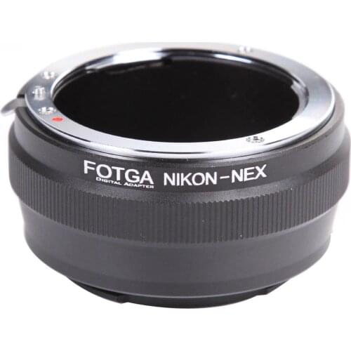 FOTGA Lens Adapter Ring for Nikon AI Lens to Sony E-Mount NEX-7 6 5N A7 A7S A7R II A6500 A6300 Camera