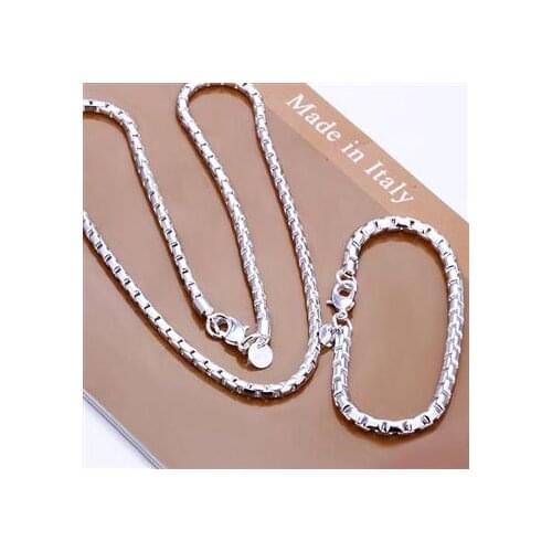 Wholesale Fashion Jewelry Set,Flash twisted rope 2 Piece set,N925 S018