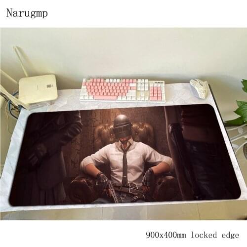 Pubg mouse pad Boy Gift Computer mat 900x400x3mm gaming mousepad large Natural Rubber padmouse keyboard games pc gamer desk