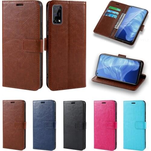 Leather wallet flip card holder shell for Oppo a 15 15s 94 74 93 reno5 lite phone cover for realme c20 c21 8 pro gt neo case