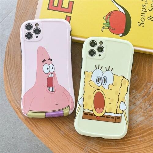 Cartoon anime case for iPhone 7 8 8plus 11 11Promax back cover for iPhone X 10 xs xr xsmax 11Pro Spoof cartoon soft back cover