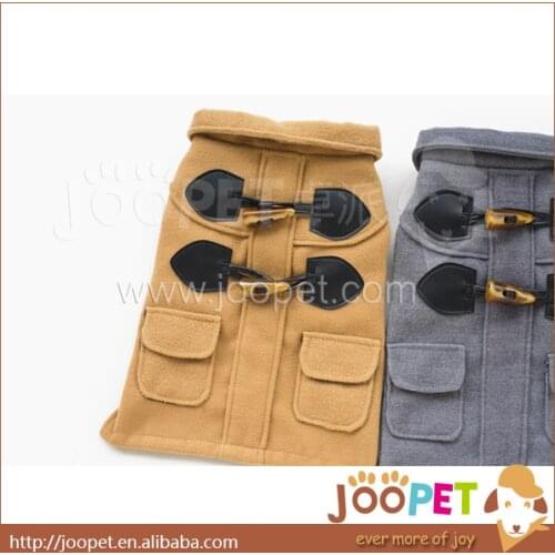 England style clothes pet clothing for dogs trench pet products warm coat pet dog bussiness clothes winter dog clothes christmas