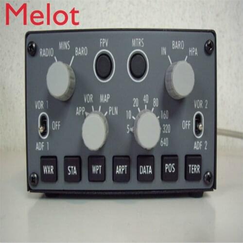 For Wave Sound 737NG EFIS Panel Simulator Flight Simulator Aircraft Simulator Cabin for Microsoft Flight Gamepad Panel