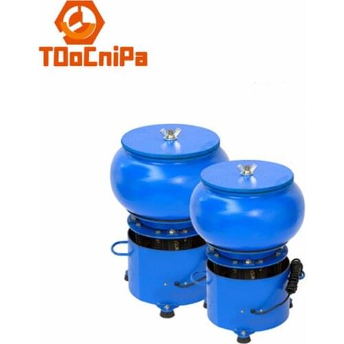 PU 12 inch shock barrel polishing machine desktop vibration grinder Electric automatic jade jade round bead polishing machine