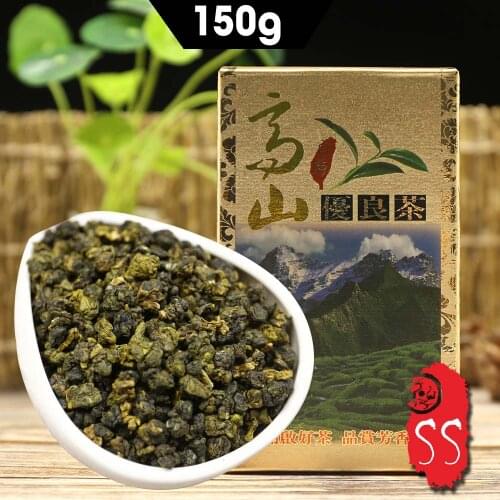 Fine Quality Taiwan Oolong High Mountain Tea 2021 Gaoshan Cha Taiwan Oolong Chinese Tea Box Packing 150g