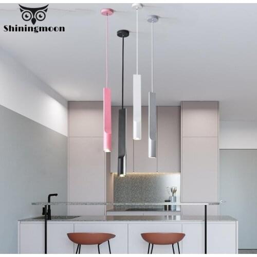 Modern LED Pendant Lights Bedroom Bedside Lamp Minimalist Pendant Lamp Bar Home Decor Loft Personality Kitcghen Hanging Lamp