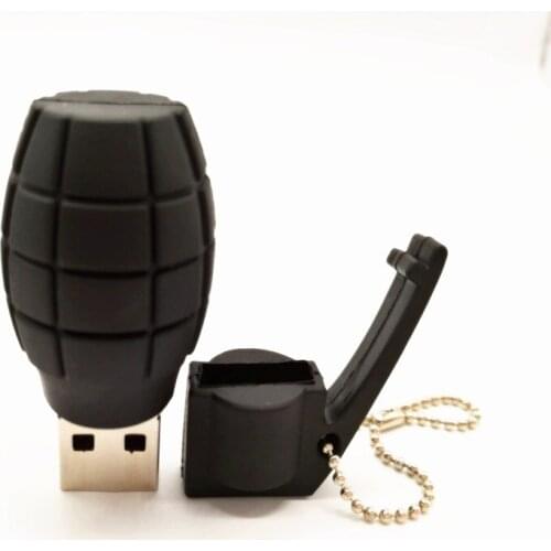 Antitank bomb shape usb flash drive cartoon grenades usb2.0 pendrive 4g/8g/16g/32g memory stick usb creativo U disk cle usb