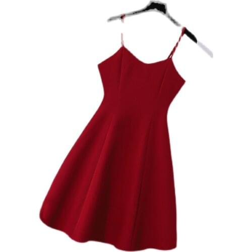 Oversize Dress Women Straps Dress 2021 Summer Spaghetti Strap Off The Shoulder Sexy Ladies Vestidos Hollow Out Robe Dress KE1078