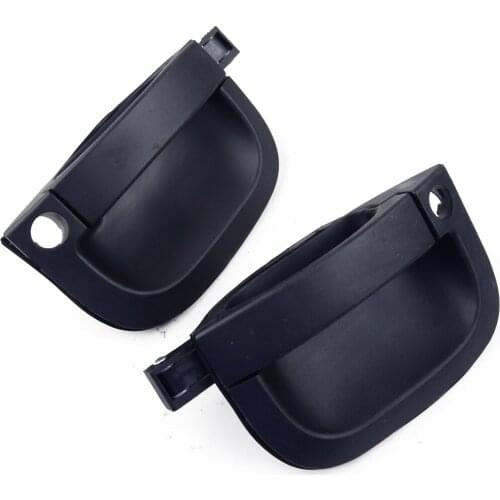 1 Pair Car Front Outside Door Handle Black ABS Accessories Fit For Kia Bongo K2700 K2900