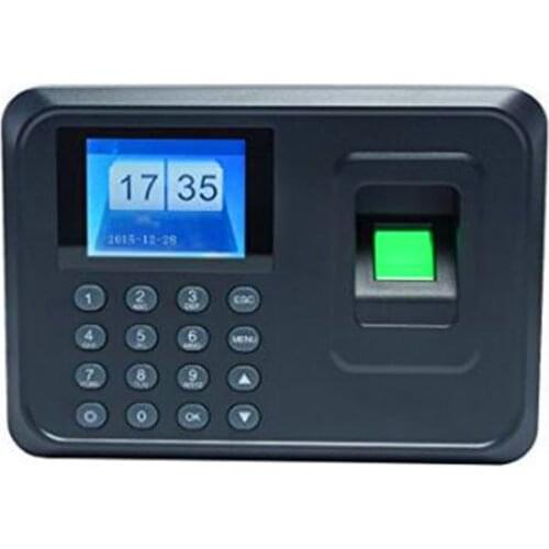 2.4 inch TFT LCD Screen Free Software Fingerprint/ Password Time Attendance Machine