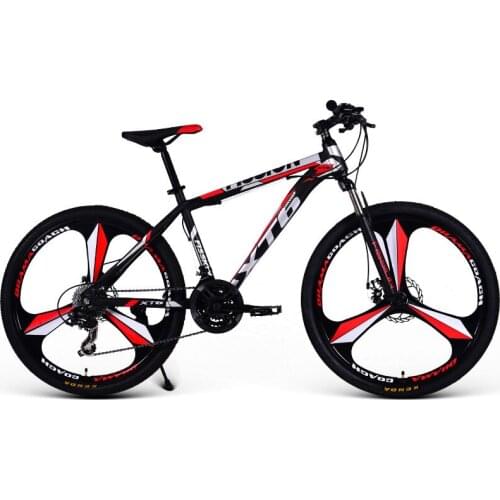 24/26 Inch Mountain Bike Speed Double Shock Off-road Racing Student Adult Bicycle Men And Women Three-knife wheel