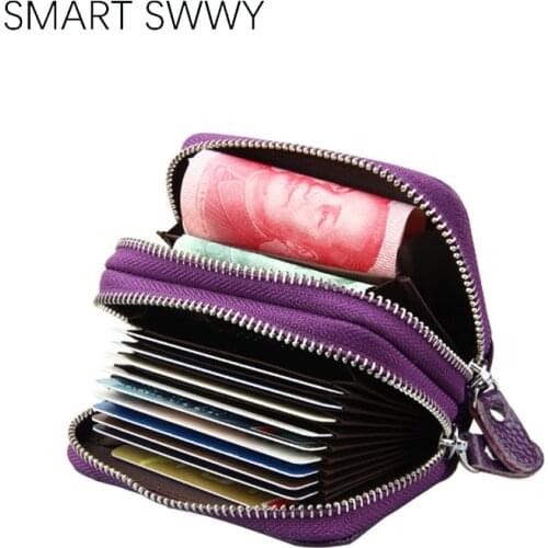 Brand Luxury Genuine Leather Short Wallet Women Purses Coin Purse Small Rfid Wallet Ladies Mini Card Holder Purse For Girls 2020