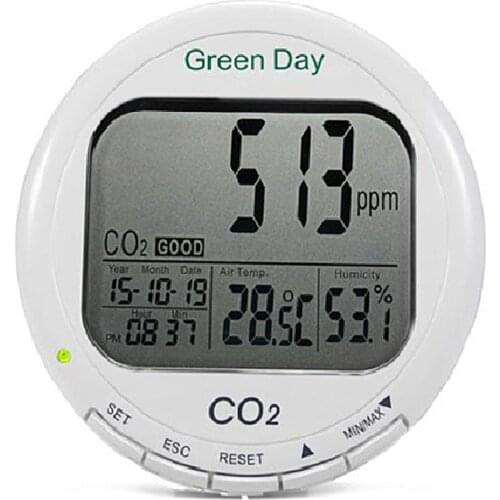 AZ7788 Digital Desktop Indoor Air Quality CO2 Monitor Concentration Temperature Humidity Detection Instrument