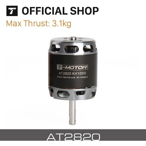 T-MOTOR AT2820 Long Shaft KV880 KV1050 KV1250 brushless motor for Fixed wing Spray Airdrop Surveillance Inspection Multi-Purpos