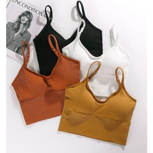 Cotton Sports Bras Women Push Up Solid Sports BraJogging Gym Women Sports Bra Girl Underwear Fitness Running Yoga Sport Tops