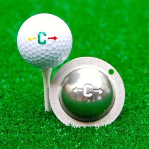 Stainless Steel Golf Marker Marker Marker Tool Golf Sports Tool High-quality Material Rest Assured To Use A Variety Of Style