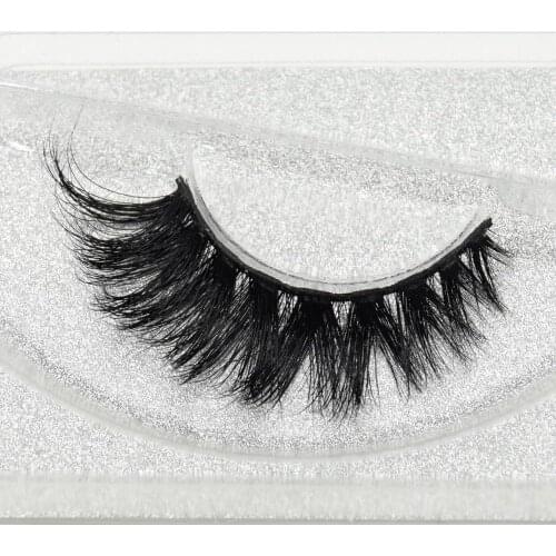 Visofree 3D Mink Eyelash Real Mink Handmade Crossing Lashes Individual Strip Thick Lash Fake Eyelashes D103