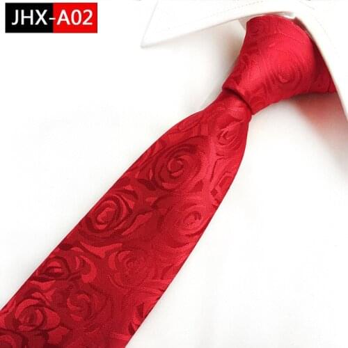 New Fashion Red Wedding Male Tie Formal Wear Business Groom Best Man Wedding Light Luxury High-end Tie Accessories