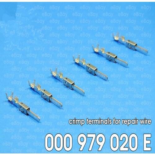 100pcs/lot Crimp Terminals (pins) For Repair Wire For Audi VW Skoda Seat Tyco TE 000979020E 000 979 020E