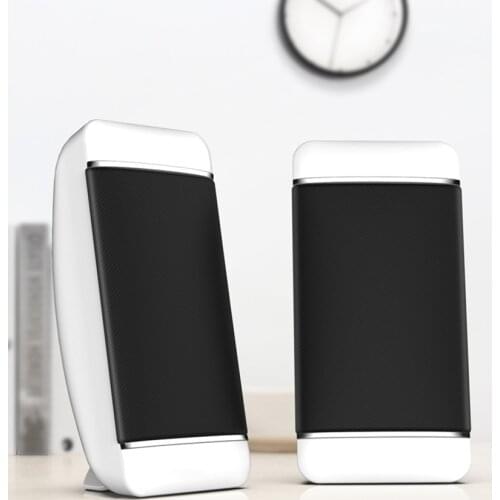 Portable Computer Speakers, USB Powered Desktop Speakers with Stereo Sound, Stereo Speakers for Notebook Laptop Computer PC