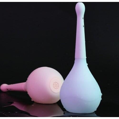 5 Holes Enema Bulb Silicone Plug Manual Adult Sex Toy Cleaning Butt Masturbating Stimulator for Women Men