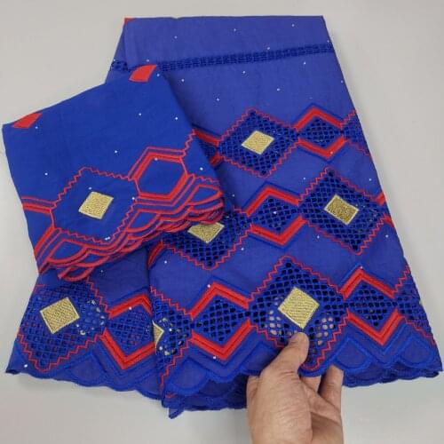 Dubai Fabric 100% Cotton Swiss Voile Lace In Switzerland African Lace Fabrics 2020 High Quality Lace 5+2yards/lot