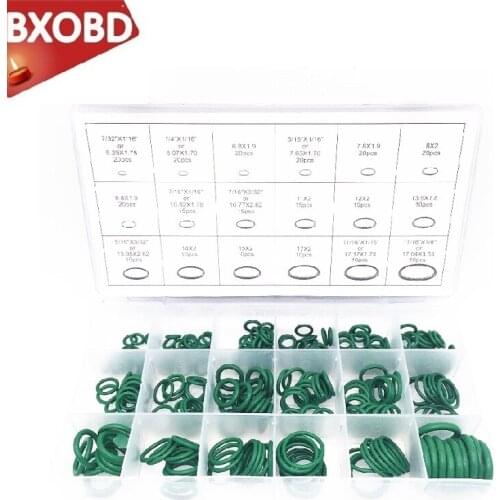 Repair Washer O-rings Air Conditioning Repair Rubber Ring Air Conditioning Compressor Seal 18 Grid O-ring Repair Box Fluorine