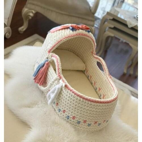 Knit poufs, rugs, chunky blankets, newborn baby baskets