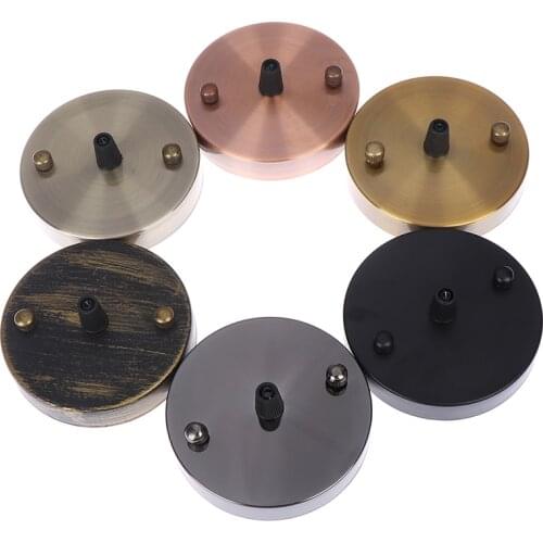 1PCS Lamp Base Antique Vintage Ceiling Plate Metal Ceiling Holder Lamp Fitting Chandelier Base DIY Lighting Accessories