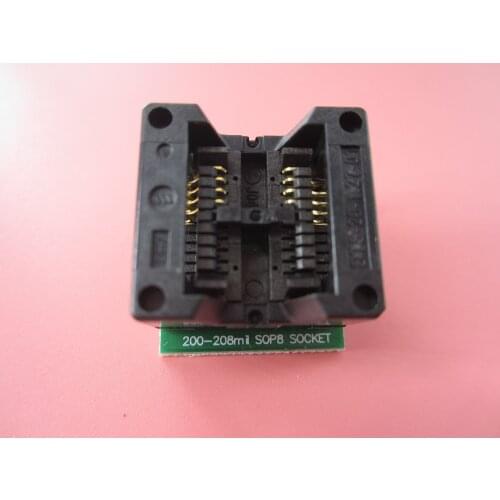 2pcs SOP8 to DIP8 SOP8 turn DIP8 SOIC8 to DIP8 IC socket Programmer adapter Socket for wide 200mil in stock