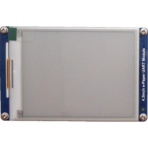 4.3 inch electronic ink screen module LCD display module support for NandFlash SDcard 4.3inch e-Paper UART Module