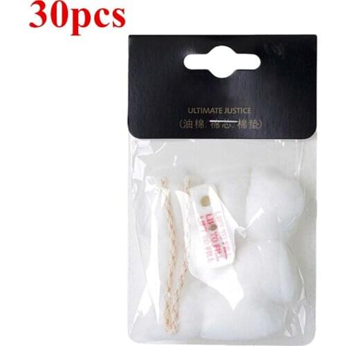 30pcs/Lot Universal Cotton Core Wicks Felt Pad Kit For ZP Kerosene Grinding Wheel Lighter Replacement Repair Upgrade Accessory