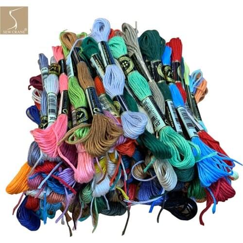 Full 477 Colors Available for Choice, 12 Skeins of Six-strands Embroidery Floss Cross Stitch Thread Needlework Floss