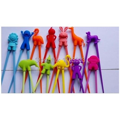 500pairs/lot Children Kids Intelligent Training Chopsticks Baby Learning Chopsticks Early Education Tableware #GHF-53
