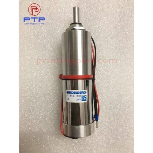 DHL free 61.144.1101 high quality gear motor suitable for heidelberg SM102 and CD102 machine 24V heidelberg parts
