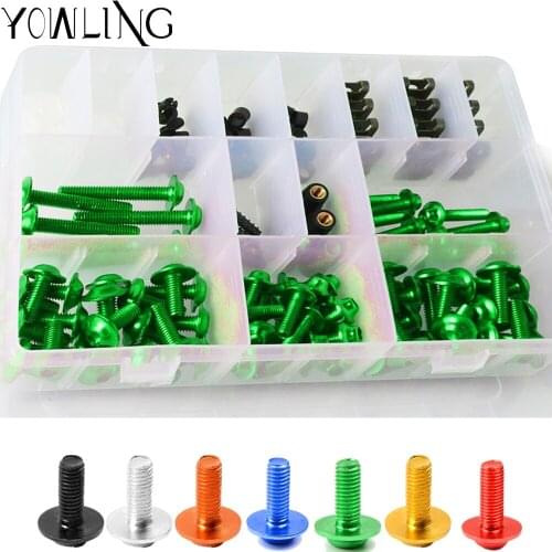For Yamaha FZ6R 2009 2010 2011 2012 2013 2014 2015 2016 2017 Full Fairing Bolts Kit Speed Nuts Motorcycle Side Covering Screws