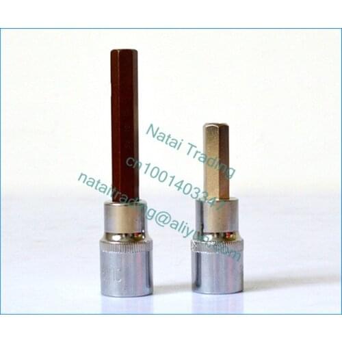 Injector assembly and disassembly tool hexagonal six square wrench for diesel common rail injector disassemble tool