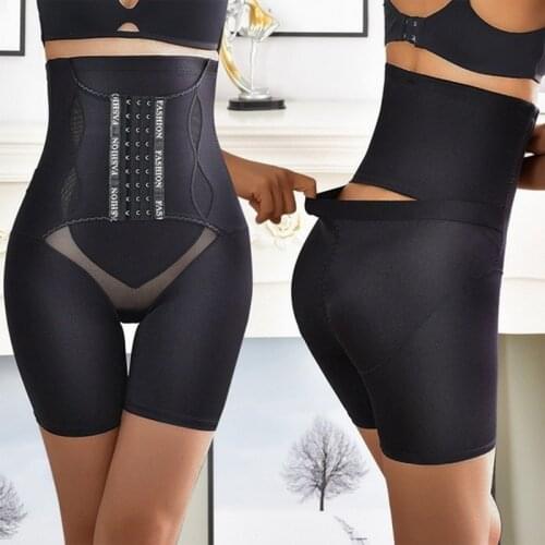 Womens Firm Tummy Control Butt Lifter Shapewear High Waist Trainer Body Shaper Shorts Thigh Slim Girdle Panties With Hook
