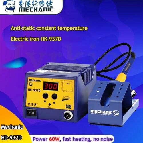 MECHANIC Intelligent Automatic Sleep Constant Temperature Soldering Station Adjustable Electric Soldering Iron Welding Tool