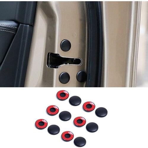 12Pcs Practical Car Interior Door Lock Screw Protector Cover Anti-Rust Cap Trim Stickers For Suzuki SX4 SWIFT Alto Liane Grand