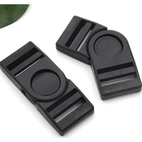 Wholesale HLD/M042-25mm 1 inch black plastic buckle pressing-shaking buckle for webbing straps 20pcs/lot free shipping