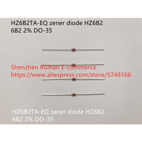 Original new 100% HZ6B2TA-EQ zener diode HZ6B2 6B2 2% DO-35 (Inductor)