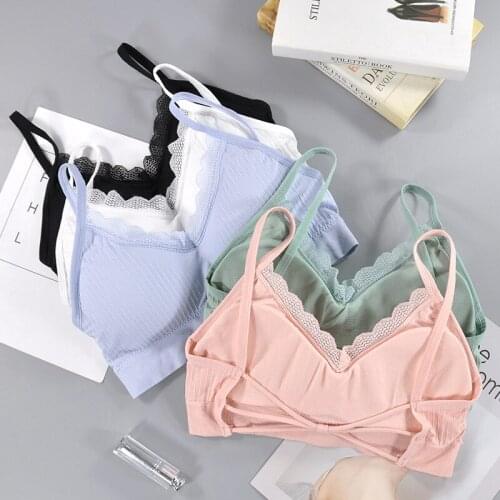 Sexy Bras Beautiful U-shaped Back Bra Tube Top Women Korea Crop Top Sexy Lingerie Bra Sports Soft Fashion Brassiere Street Top