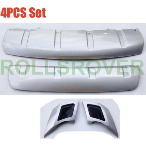 ROLLSROVER Front Rear Bumper Towing Eye Exhaust Tube Cover For Discovery 5 Silver Styling Kits