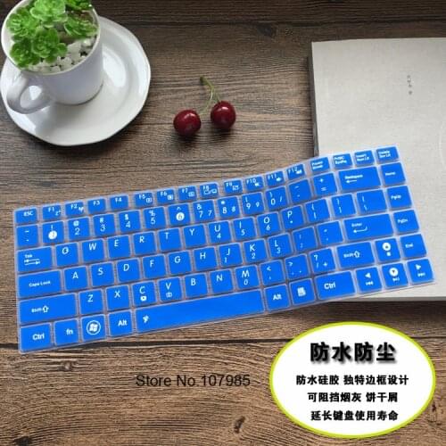 14 inch Laptop keybords covers Silicone keyboard cover For Asus A43 A45 A45V A46E A46C X42J K42e X35 X32 N46 U44 U44SG X43B K45
