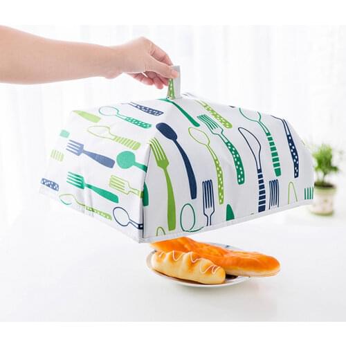 Foldable Food Covers Keep Warm Hot Aluminum Foil Food Cover Dishes Insulation Useful Kitchen Gadgets Accessories