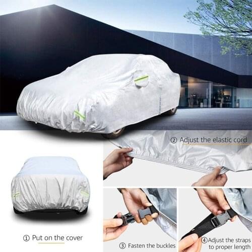 Universal Car Covers Indoor Outdoor Cover Sun UV Snow Dust Resistant Protection Cover for Sedan