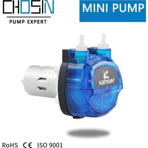 Mini pump High-precision peristaltic pump(DC motor 3 rotors) with Plastic gear drive(Norprene tunbe or silicone tube)