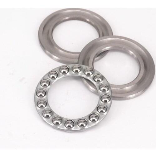 1)51108 40 x 60 x 13mm Axial Ball Thrust Bearing (2 Steel Races + 1 Cage)AEBC-1